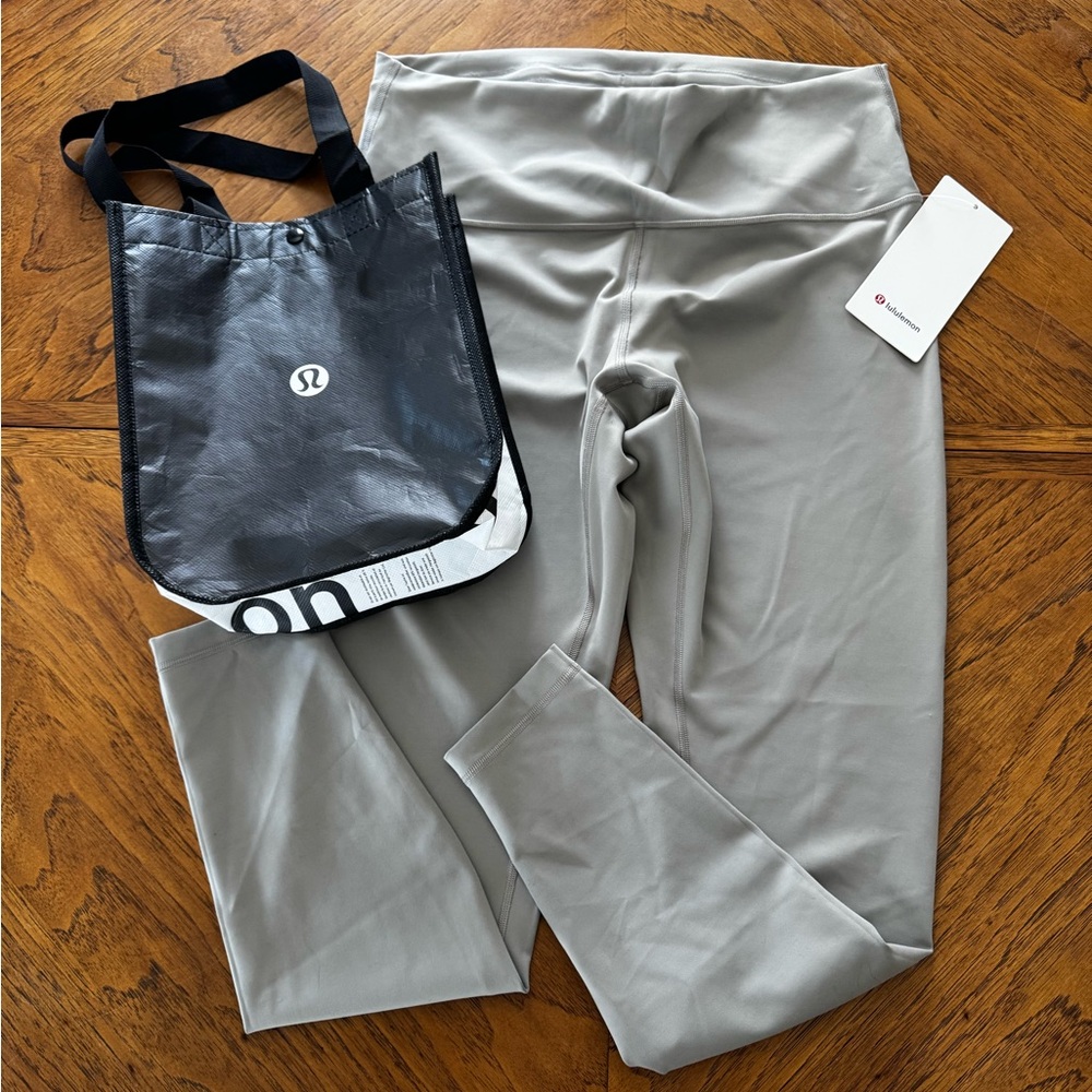 lululemon athletica Light Gray High-Rise Leggings